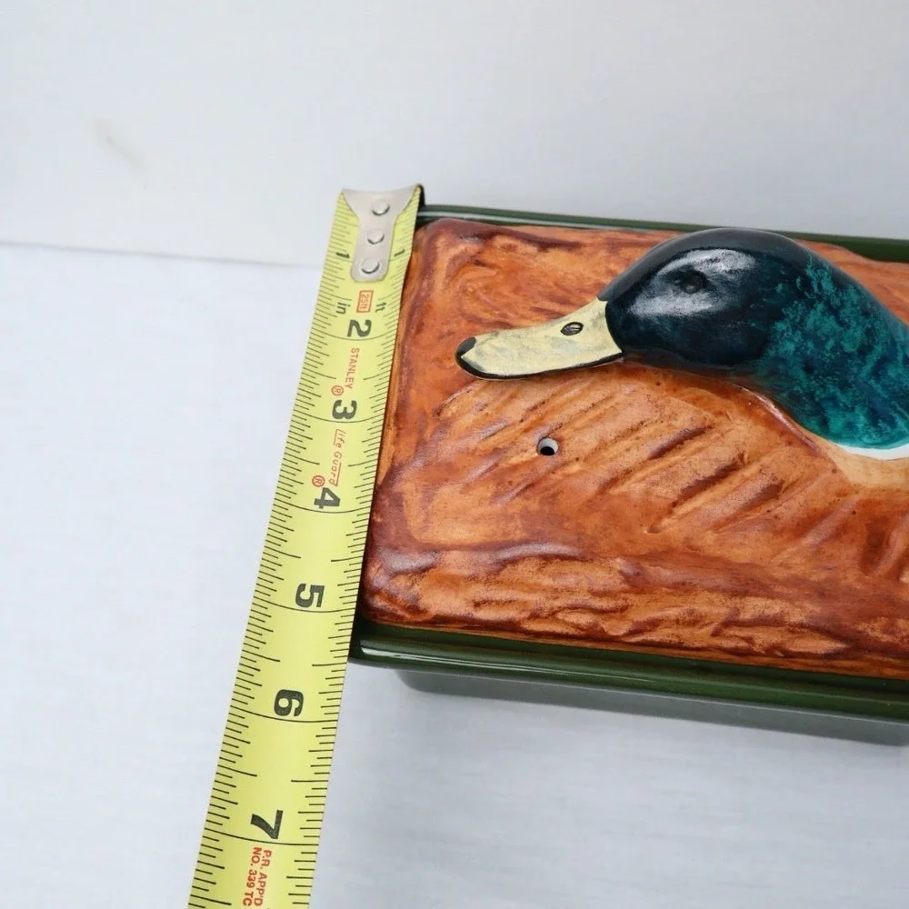 VTG French Pillivuyt Duck Terrine Tureen Covered Casserole Dish RARE